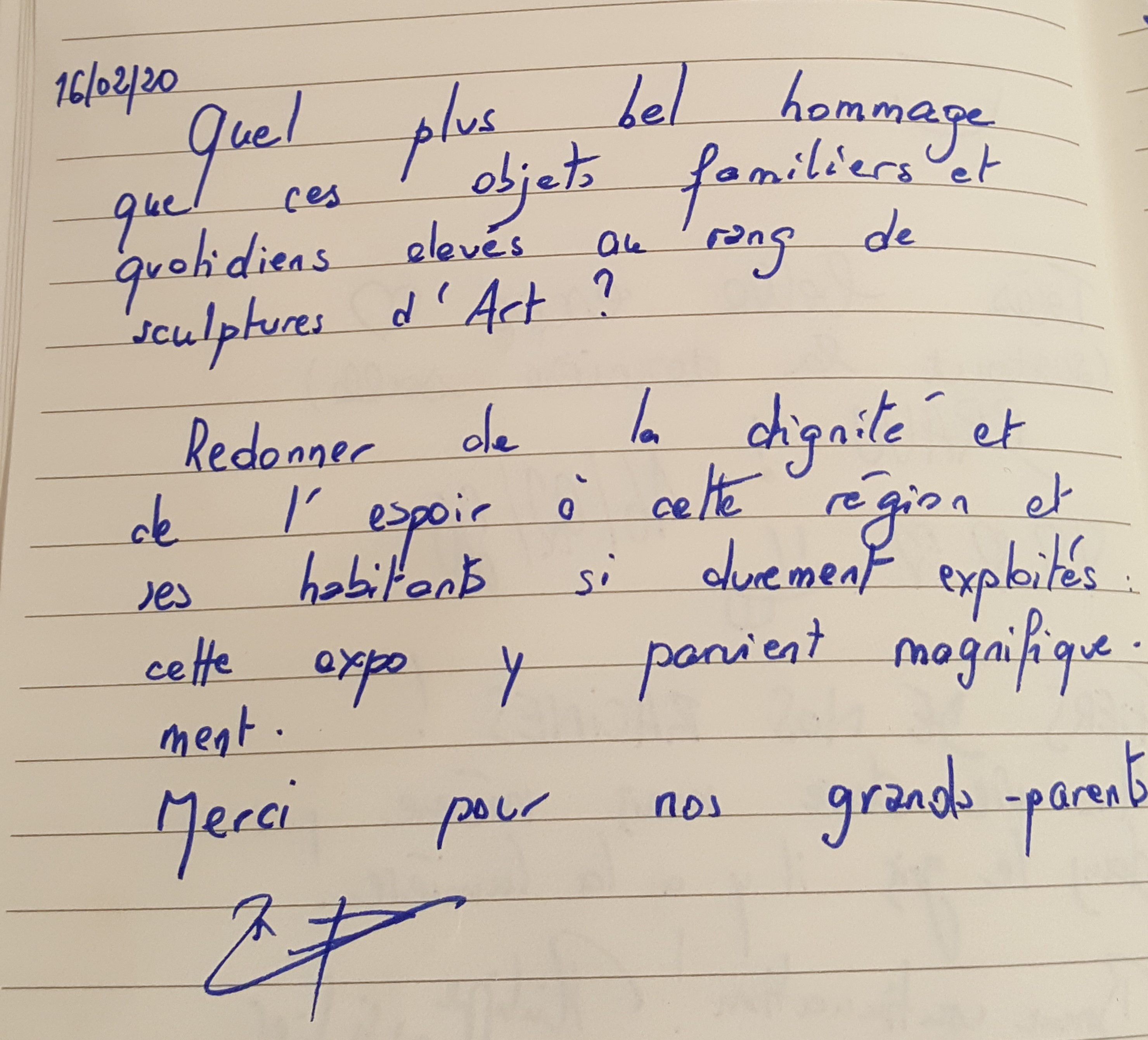 Livre d'or Exposition AEquo