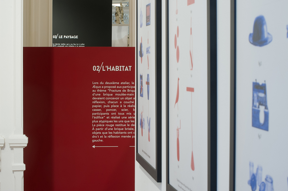 Salle l'habitant Exposition AEquo